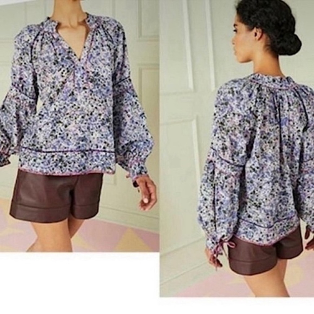 Marie Oliver Top long sleeve cotton